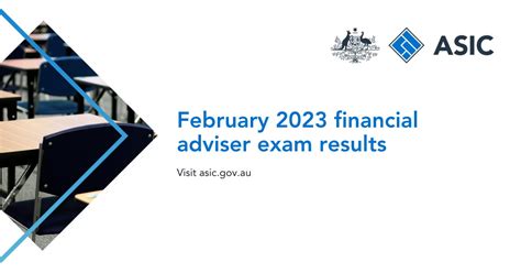 ASIC releases February 2023 financial adviser exam results.
